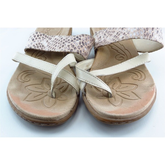 Born Concept Flip Flops Brown Synthetic Women Shoes Size‎ 8 Medium - Picture 2 of 6